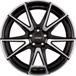 SPEEDLINE - SL6 VETTORE JETBLACK-FRONTKOPIERT 9,5X19 LK:5/112 ET:21 ML:66.5N8